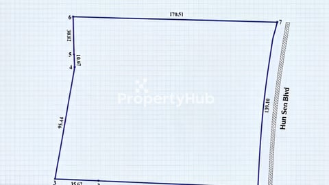 ដីលក់តាមបណ្តោយផ្លូវសម្តេចហ៊ុនសែន