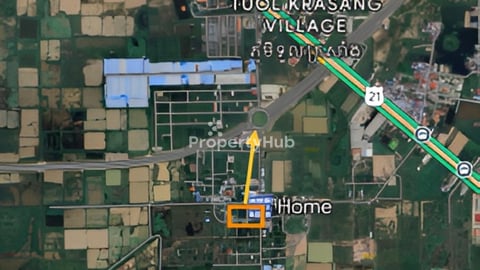 ដីលក់ជិតព្រលានយន្តហោះអន្តរជាតិថ្មីតាខ្មៅ