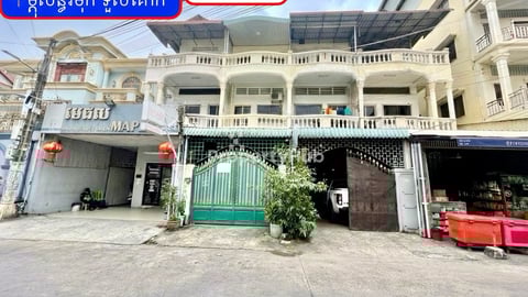 ✅ផ្ទះអាជីវកម្ម សម្រាប់ជួល នៅម្តុំសន្ធរម៉ុក ទួលគោក