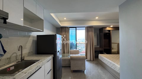 📍Modern Condo Pac 21 | Studio room for rent[ ខុនដូ1បន្ទប់គេងសំរាប់ជួលនៅបឹងត្របែ