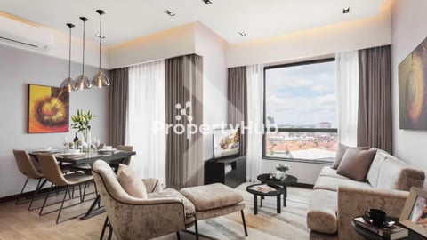 Chic & Well-Designed 2-Bedroom Apartment for Rent in Tonle Bassac