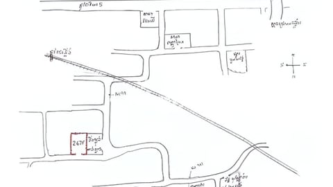 ដីលក់បន្ទាន់ (House and Land for sale )10.5m X 30m