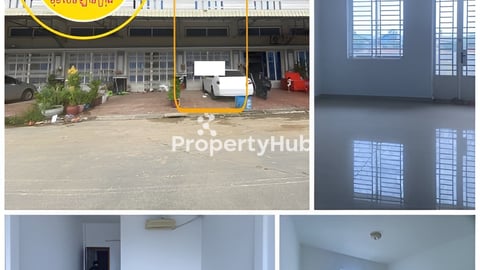 ផ្ទះថ្មីស្អាតសម្រាប់ជួល ខាងចោមចៅ មុខ បេនឡានក្រុង បុរីសន្តិភាព2