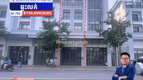 ផ្ទះលក់នៅបុរីChip Mong 271 Mega Mall