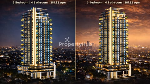 Two Penthouses. One Decision. About $1M to $1.147M for 3BR/4Ba 281 sqm. One Is Y