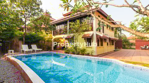 Villa with Pool for Rent in Siem Reap, Svay Dangkum area