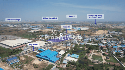 Prime Industrial Land for Sale in Dangkor District, Phnom Penh