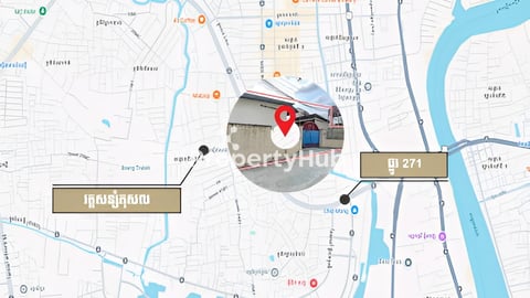 🏘 ដី និង ផ្ទះ នៅជិតវត្តសន្សំកុសល ត្រូវការលក់បន្ទាន់ខ្លាំង ​ (កូដ: 	A05-062778)