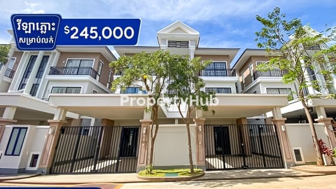 វីឡាភ្លោះ សម្រាប់លក់ បុរីប៉េងហួត 6A គម្រោង (ដឹស្តាមុនីរ៉ាហ៍)