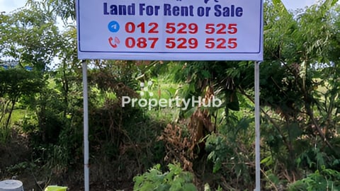 ដីសម្រាប់ជួល ឬលក់ នៅលើផ្លូវជាតិលេខ 4 ខេត្តកំពង់ស្ពឺ (ទំហំដីៈ 5ហិចតា)