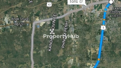 ដីលក់ ក្រោមទីផ្សារ11$/m2.  28km ពីចោមចៅ