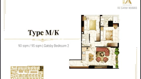 2 Bedrooms Time Square 9