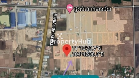 ដីកែងលក់ផ្លូវជាតិលេខ៣ ជិតផ្សារដើមរកា