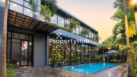 Modern Villa with Pool for Sale in Siem Reap City, Svay Dangkum area