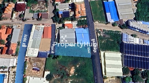 Land Plot at 1 245 sqm for Rent in Phnom Penh Thmey