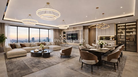 High-Floor Sky Residence Curation | 3BR Unit of ~350 SQ.M for ~$1.5M in BKK1-Phn