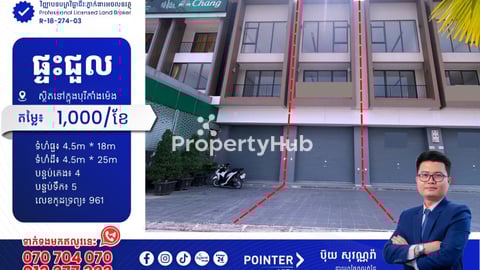 ផ្ទះជួលនៅបុរីកាំងម៉េង