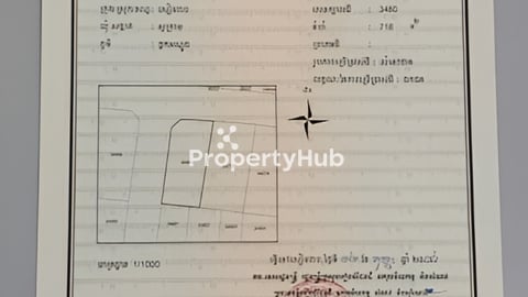 ដីលក់2ប្លង់ជាប់គ្នា កែងផ្លូវ 15m ធ្វើរបង ចាក់ដីហើយ