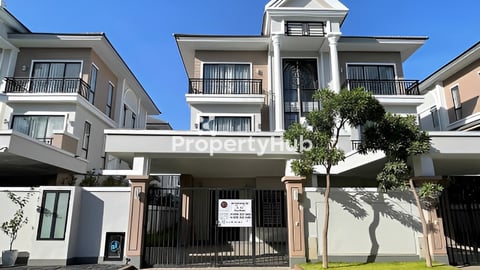 🏠 វីឡាភ្លោះAសម្រាប់លក់ នៅបុរីប៉េងហួតដឹស្តាមេរាហ្គាដិន 50m