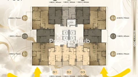 គម្រោងខុនដូ​Time Square 11 / បន្ទប់គេង2