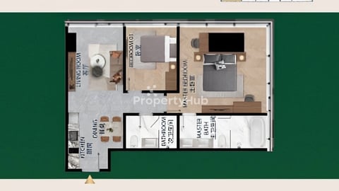 Own a spacious 2-bedroom in a branded 5-star hotel residence.