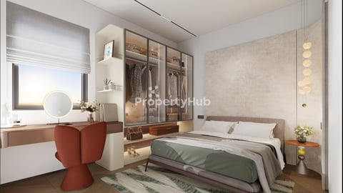 Step into the B1 Two-Bedroom Unit at Picasso Sky Gemme - Bkk1