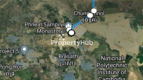 បន្ទាន់130m² ជាប់វត្ត ជិតសាលារៀន រោងចក្រ