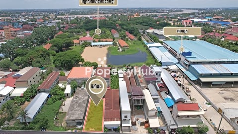 🏘 ដី នៅជិតបុរី ML Tiara (ក្រុងតាខ្មៅ) ត្រូវការលក់បន្ទាន់ខ្លាំង