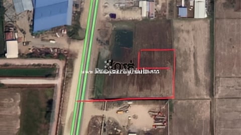 ដីស្រែផ្លូវជាតិលេខ៣ ជាប់ផ្លូវ៣០ម៉ែត្រ (កំពុងធ្វើផ្លូវ)