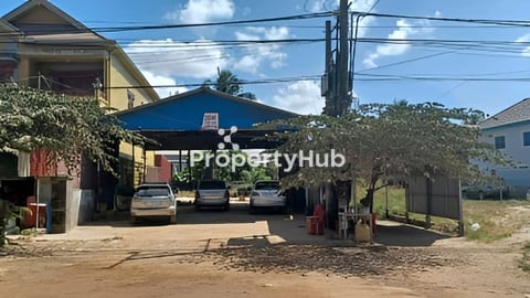 ដីជួលមុខផ្សារវាលរេញ ទល់មុខធនាគារ លើផ្លូវជាតិ៤