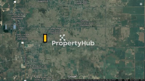 ដីលក់នៅជិតអាកាសយានដ្ឋានអន្តរជាតិភ្នំពេញថ្មី(2,182m2)-60$/m2