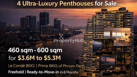 4 Ultra-Luxury Penthouses for Sale | 460-600 Sq.m. for $3.6M-$5.3M | Le Condé BK