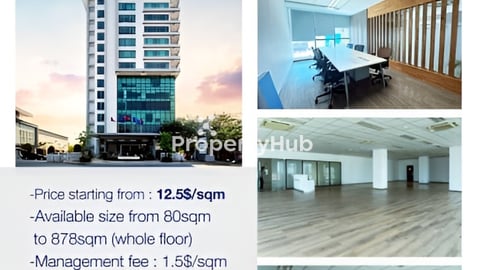 ការិយាល័យជួល នៅលើផ្លូវ271 ខណ្ឌមានជ័យ Office Space for rent at main road Khan Mea