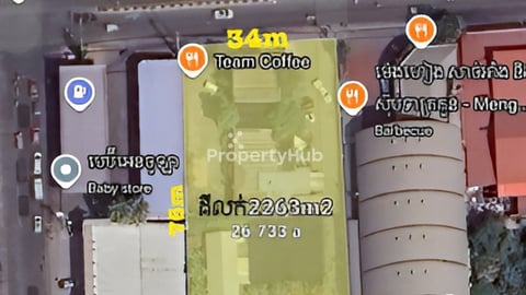 ដីលក់ផ្លូវមហាវិថីឯកឧត្តមម៉ុងរឹទ្ធី សង្កាត់ភ្នំពេញថ្មី ខណ្ឌសែនសុខ ភ្នំពេញ
