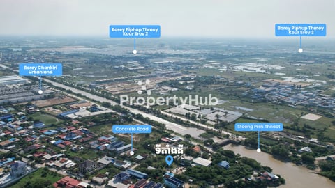 Exclusive 489 sqm Land for Private Villa Development  Khan Dangkao For Sale