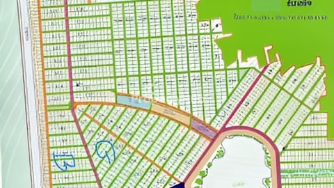 ដីឡូវីឡាផ្លូវជាតិលេខ២ Natha Resident ពីរប្លង់ជាប់គ្នា ប្លង់រឹង