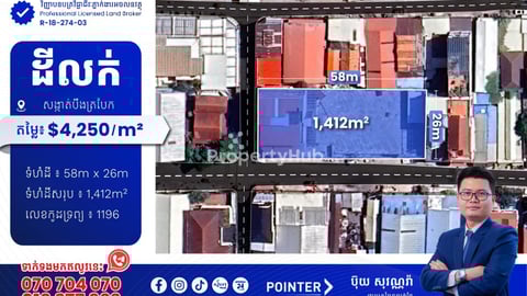 ដីលក់នៅបឹងត្របែក