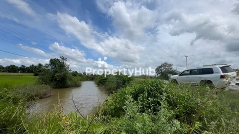 ដីលក់ ជាប់ផ្លូវជាតិលេខ៤១ គីឡូម៉ែត្រលេខ ៨១ ប្លង់រឹង