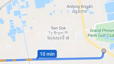 ដីលក់នៅគោករកា ជិតផ្លូវកប់ស្រូវ