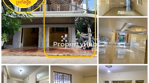 ផ្ទះថ្មីស្អាតកែងផ្លូវ សម្រាប់ជួល ក្នុងបុរីពិភពថ្មី ផ្សារត្រពាំងថ្លឹង វេងស្រេង