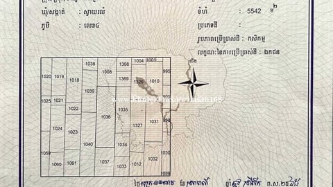 021: ដីស្វាយរលំ 5,542m2 ក្រុងតាខ្មៅ