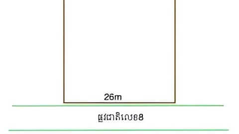 »»»»»»ដីលក់តម្លៃល្អ លើផ្លូវជាតិលេខ8««««««««