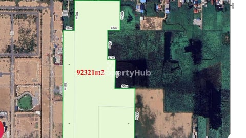  ដីលក់ លើផ្លូវ30m<ជិតព្រលានថ្មី
