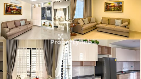 🏡វីឡាកូនកាត់ LA សល់ដីចំហៀង សម្រាប់ជួល នៅក្នុងបុរីប៉េងហួតបឹងស្នោរ ( គម្រោង Eco R