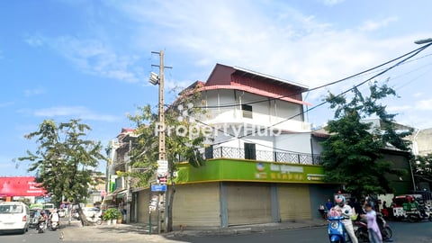 Prime Corner Shophouse for Rent in Toul Svay Prey 2  High Visibility Investment Opportunity