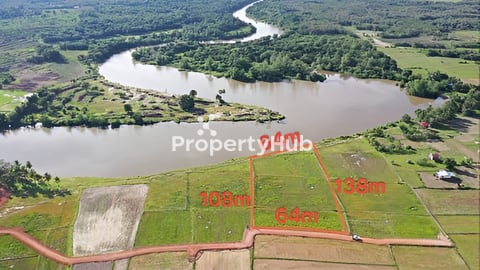 ដីលក់នៅជាប់ព្រែក​ ស្រែអំបិល​ ( ប្លង់​រឹង​ )