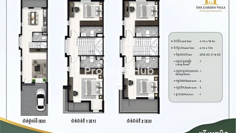 ផ្ទះលក់ក្នុងបុរី HN កួស្រូវ