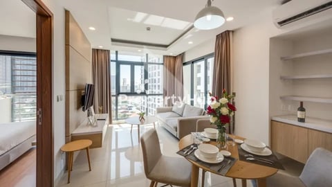 High floor 1 Bedroom apartment for rent in Tonle Bassac
