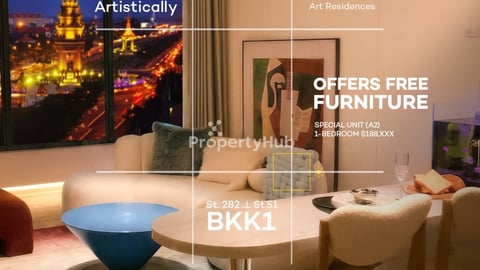 Special 1-Bedroom  elegantly designed space - In Bkk1