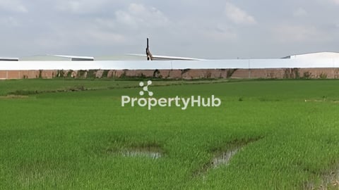 ដីលក់ជាប់រោងចក្រស្បែកជើង ក្បែរផ្លូវក្រវាត់ក្រុង៣ ស្រុកកៀនស្វាយ